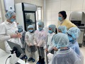 Школьники побывали в лаборатории Центра профессиональной патологии 