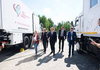 Передвижные лечебно-диагностические комплексы на выставке в окружной столице 