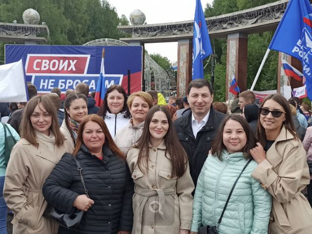 Николай Ташланов принял участие в митинге в поддержку политики президента нашей страны