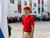 Николай Ташланов принял участие в церемонии награждения лучших юнармейцев гимназии № 1 окружной столицы.