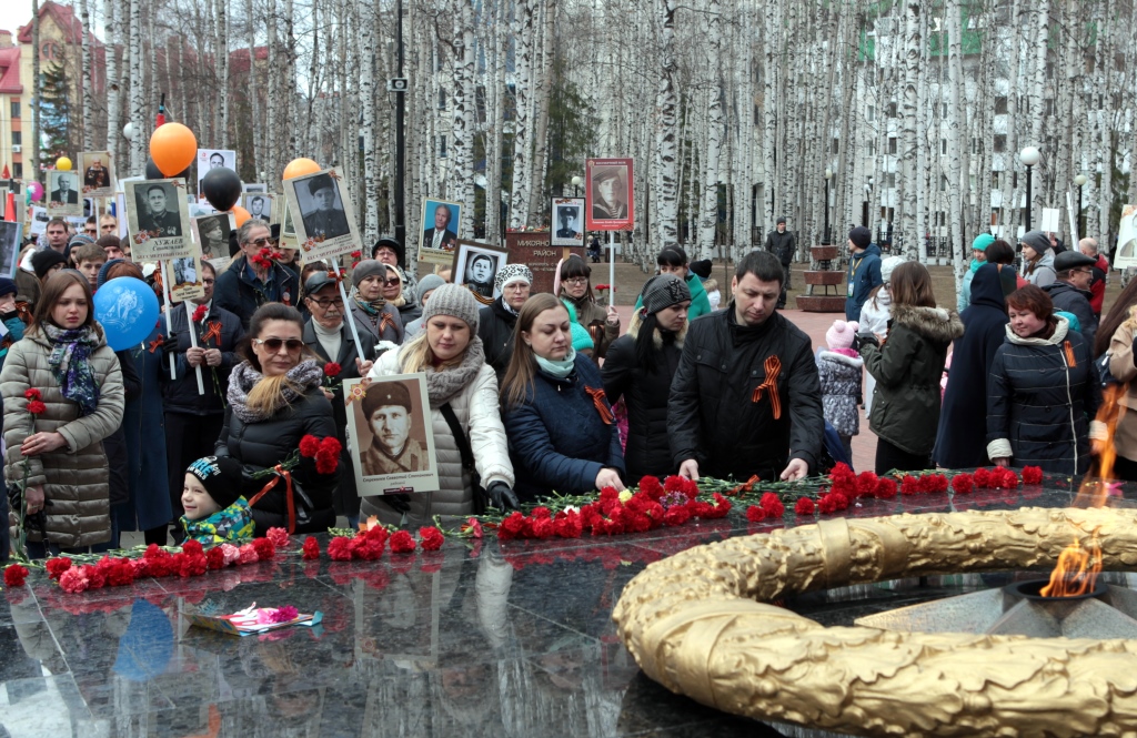 Сотрудники Центра профессиональной патологии приняли участие в шествии «Бессмертный полк»