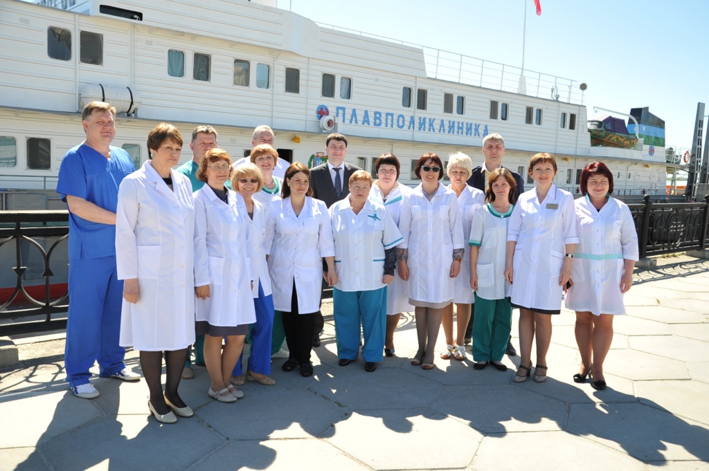 Жители Березовского района высоко оценили работу плавучей поликлиники «Николай Пирогов»